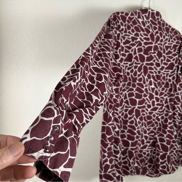 Ariat Women’s Sz XXL 100% cotton semi fitted Western shirt Cowgirl Rodeo Ranch - Picture 6 of 13